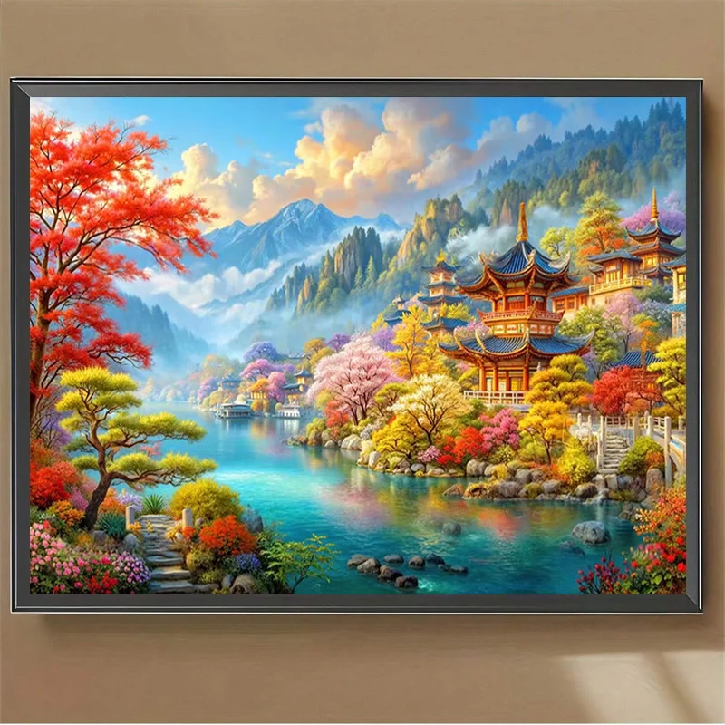 quebra-cabecas-para-adultos-500-1000-1200-2000-pecas-florestas-coloridas-e-montanhas-nebulosas-jogos-de-quebra-cabeca-presentes-decoracao-para-casa