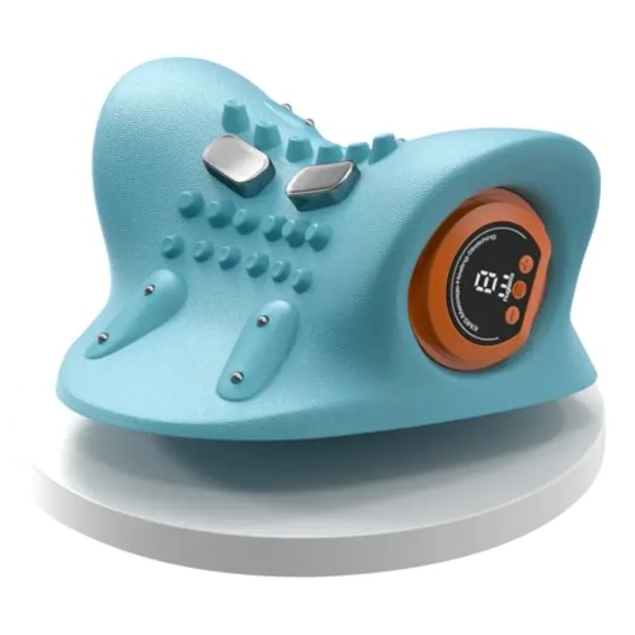 

Массажер для шеи и плеч с подогревом, 3 режима, 26 углов наклона, электрическая подушка-релаксатор для шейного отдела позвоночника