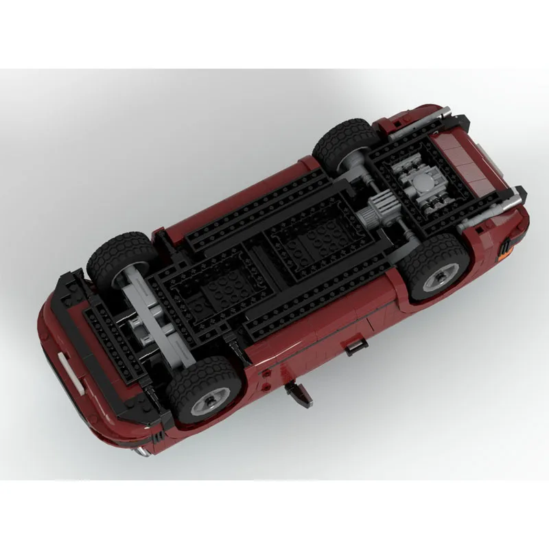 

MOC-96344 Classic Iconic Supercar Racing Brick Model 1660 PartsMOC Creative Boys Kids Birthday Building Blocks Toy Gift