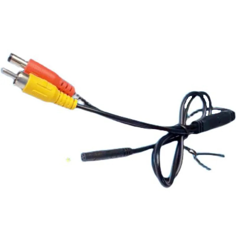 4 Pin Female To Video Power Male For Streaming Recorder Reverse Image Rear View Camera Connection Cable