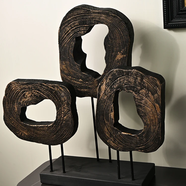 

Декоративные украшения из коричневой смолы Guangtongchen для гостиной, отеля, офиса, дома