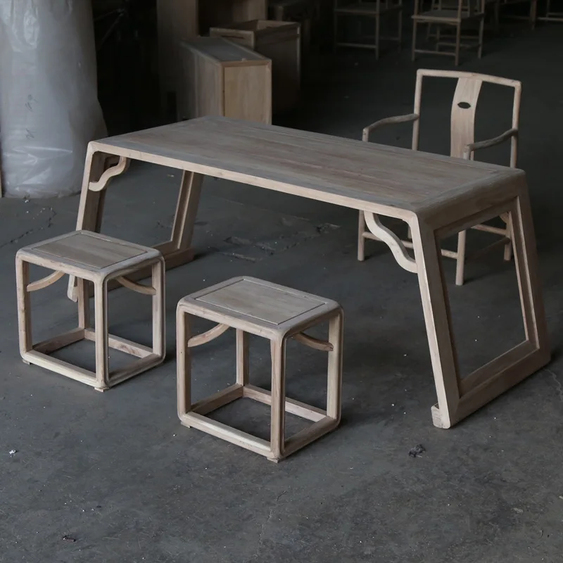 

Customizable Wholesale Elm Calligraphy and Painting Case Zen Calligraphy Table White Billet