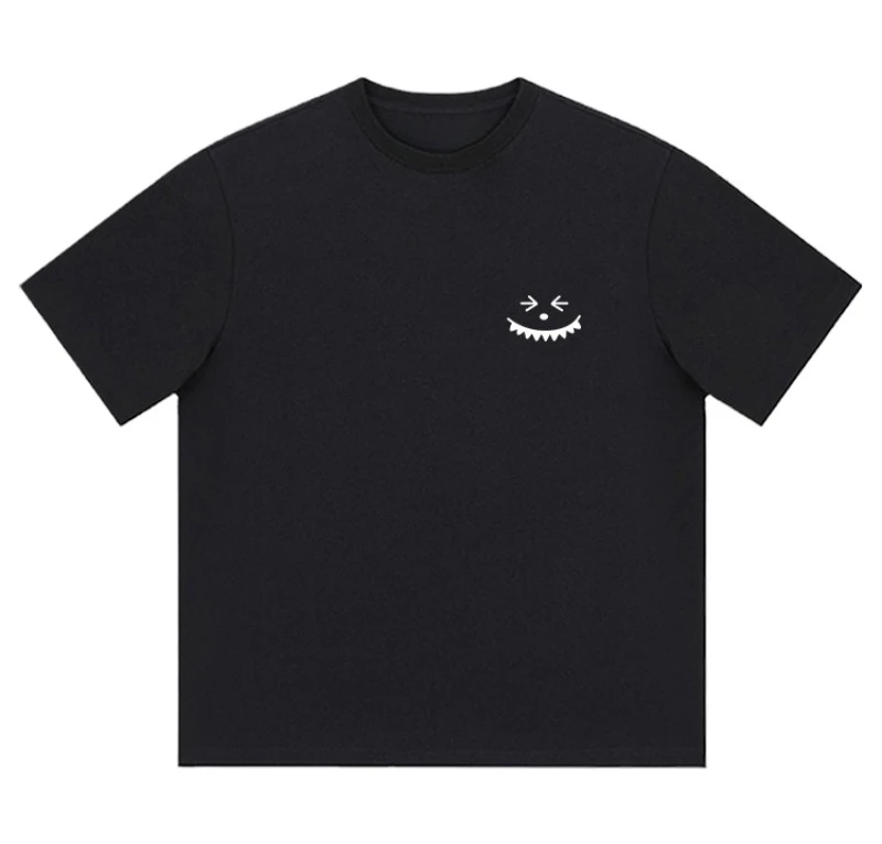 

Новая летняя футболка с принтом веселого выражения 2025, свободная, модная, с короткими рукавами, подходящая как для мужчин, так и для женщин.