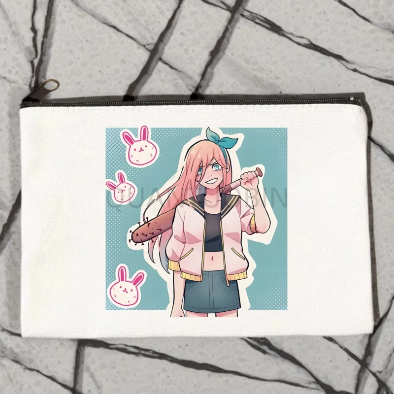 

Omori Game Anime neutral Cat Canvas Makeup Bag Pocket Lipstick Wash Bag for Wedding Travel Lipstick Bags Storage Organizer