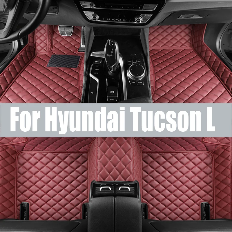 

Car Floor Mat for Hyundai Tucson L NX4 LWB 2022~2024 2023 Panel Foot Auto Part TPE Liner Carpet Pad Custom Cover Rug trunk mat