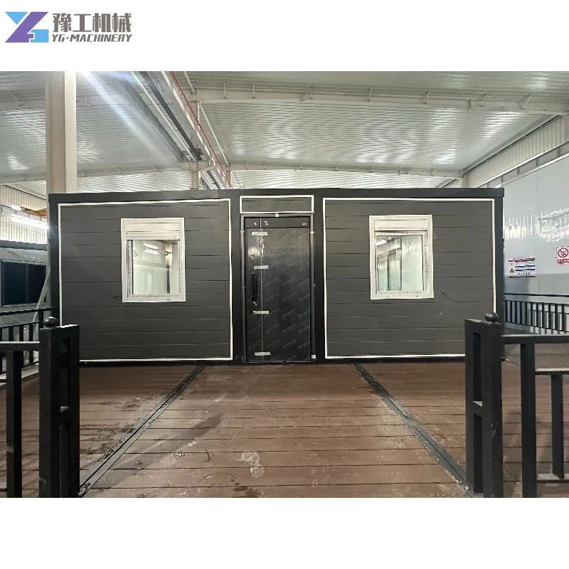 Double Wing Container House Expand Portable Tiny Home Mobile Prefabricated Home Prefab Expandable Container House for France