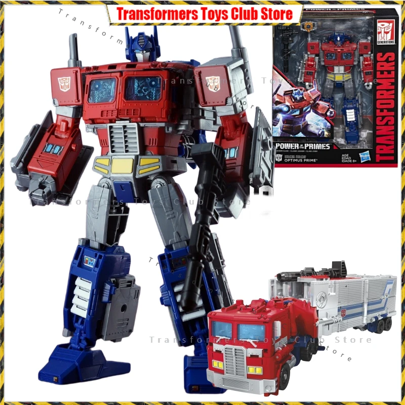 

In Stock Transformers Power of The Primes Leader Class Evolution Optimus Prime Action Figure Model Collection Toy Gift