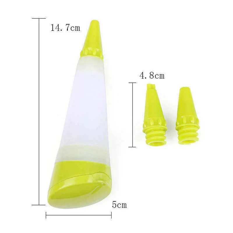 1 قطعة قلم كتابة الطعام أدوات تزيين الشوكولاتة والكعك كريم كوب كوكي الجليد الأنابيب المعجنات الفوهات اكسسوارات المطبخ الخبز