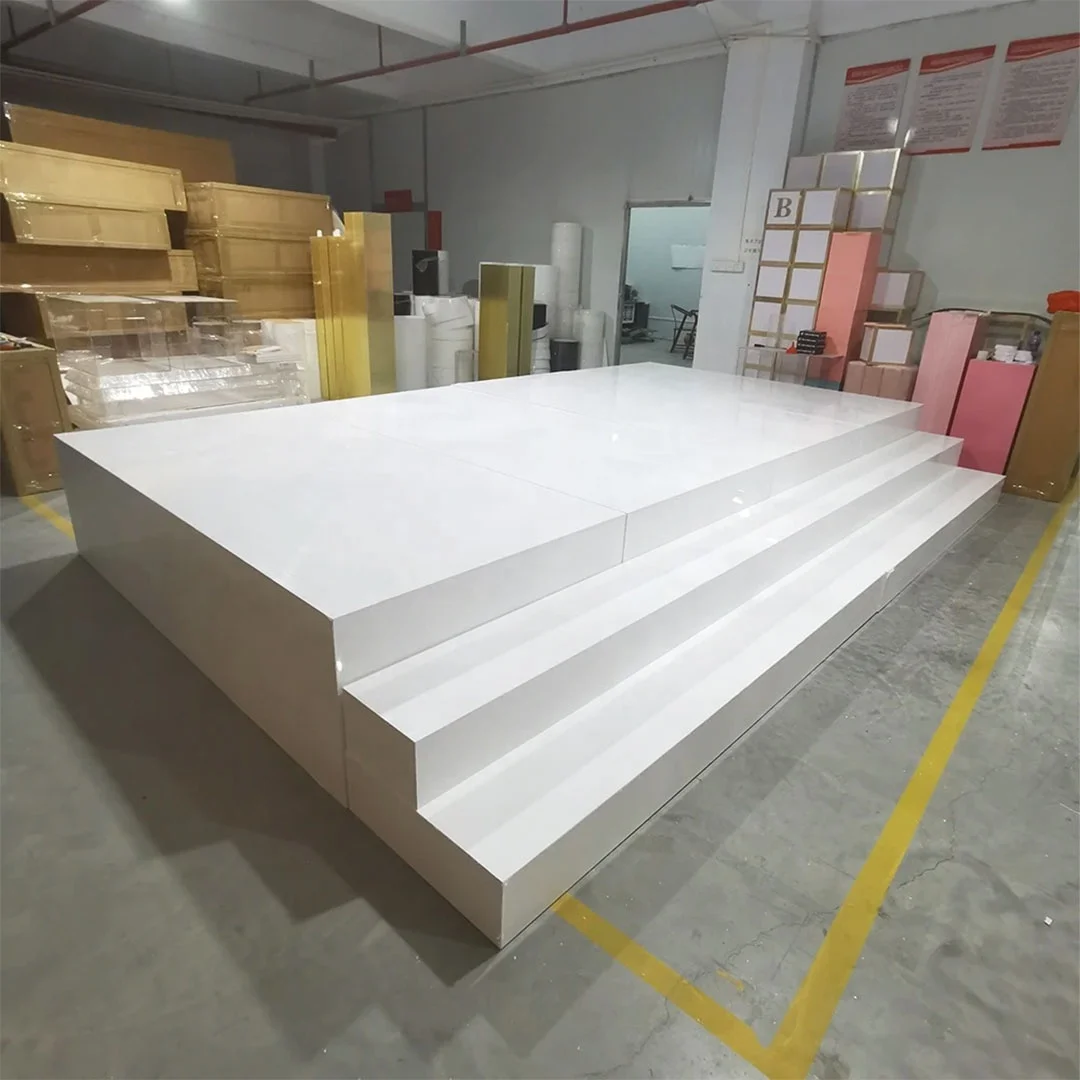 

ft-Outdoor and Indoor Event Hall Acrylic Stage Platform Rectangle Dance Floor With Step for Sale%