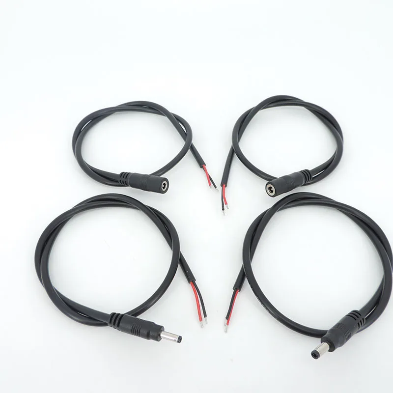 1/5pcs 3.5x1.35mm DC male female extend connector cable Power supply Plug 3.5mm 1.35mm extension wire pigtail repair cord p1