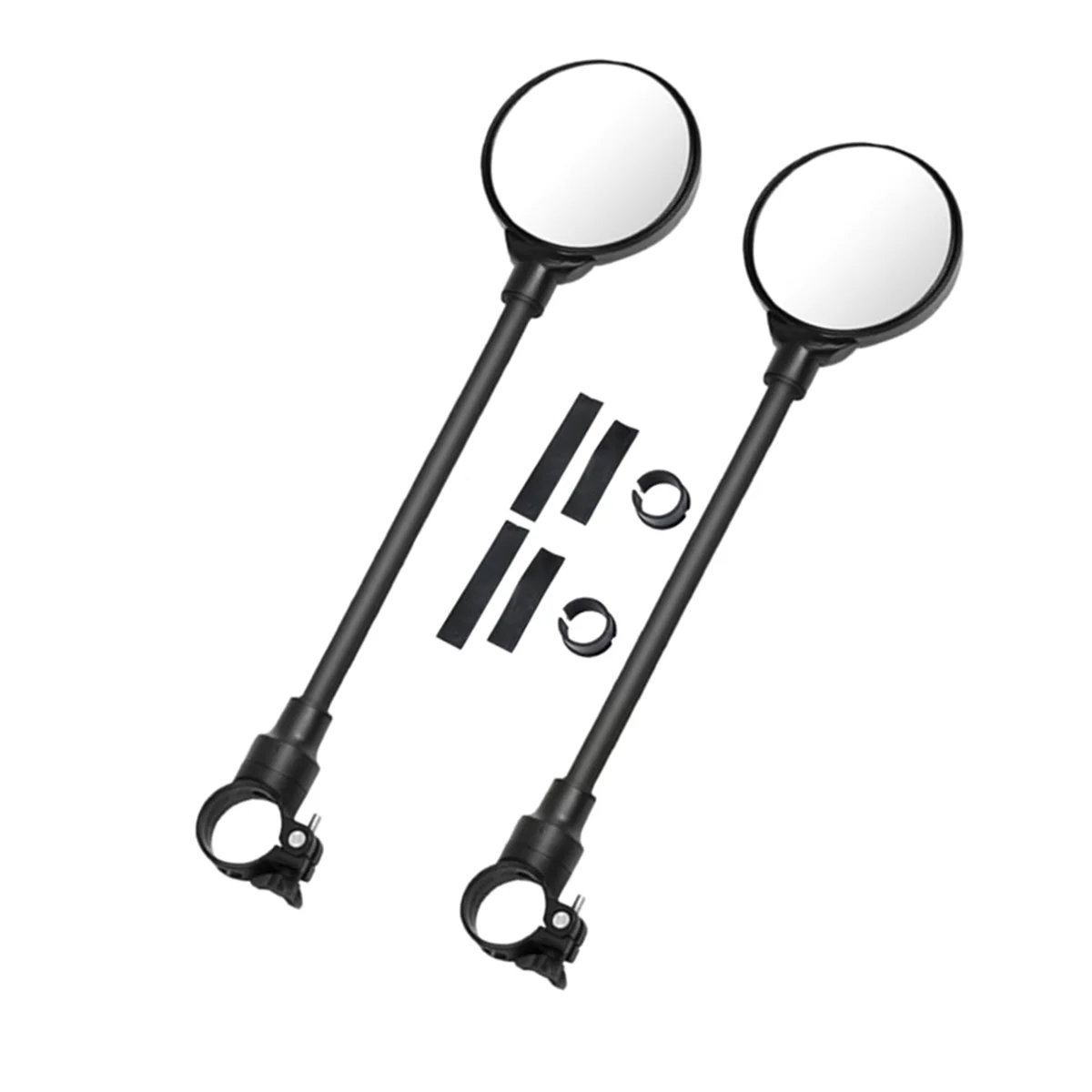 

AB31 2PCS Bicycle Bike Mirror 360° Adjustable HD Acrylic Minute Electric Moto Moped Rearview Mirror Bike Accessories