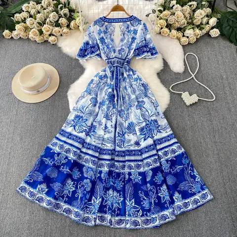 pullover dress shirt Men's Quarter-Zipper — BLUE Color:Busty Blue white polka dot Princess Wedding Dresses | the density of the