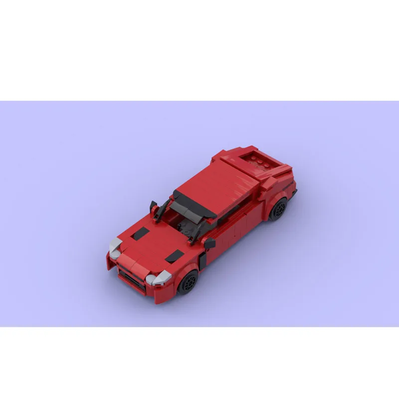 

MOC-84772 New City Iconic Sports Red Supercar Building Blocks Model 301 Parts MOC Boys Children's Birthday Christmas Toy Gift
