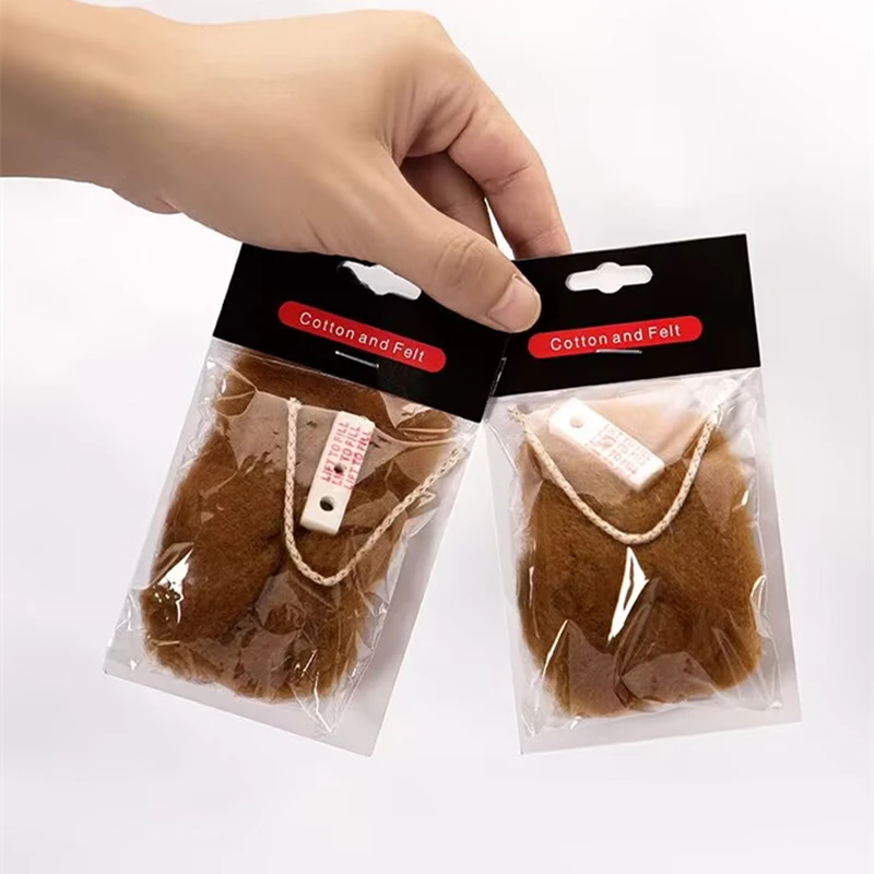 2 Sets Oil-Storage Camel Wool Cotton Wicks Felt For Zippo Zorro Petrol Lighter Fuel Oil Delivery Continuous Strong Fire Stable