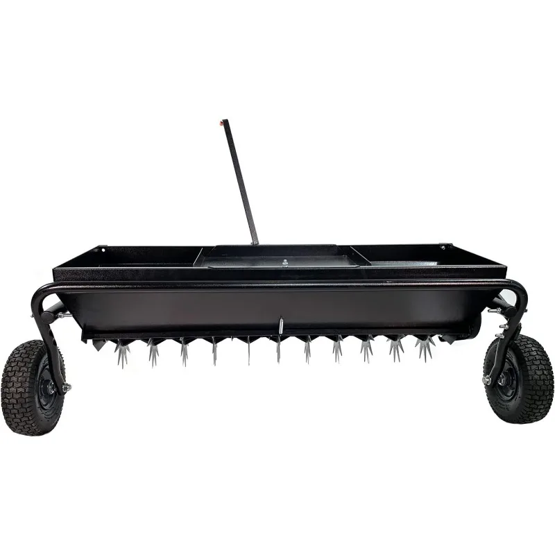 Brinly AS2-40BH-P مفرشة مهوية خلف السحب مع صينية الوزن، 40 بوصة، أسود مسطح