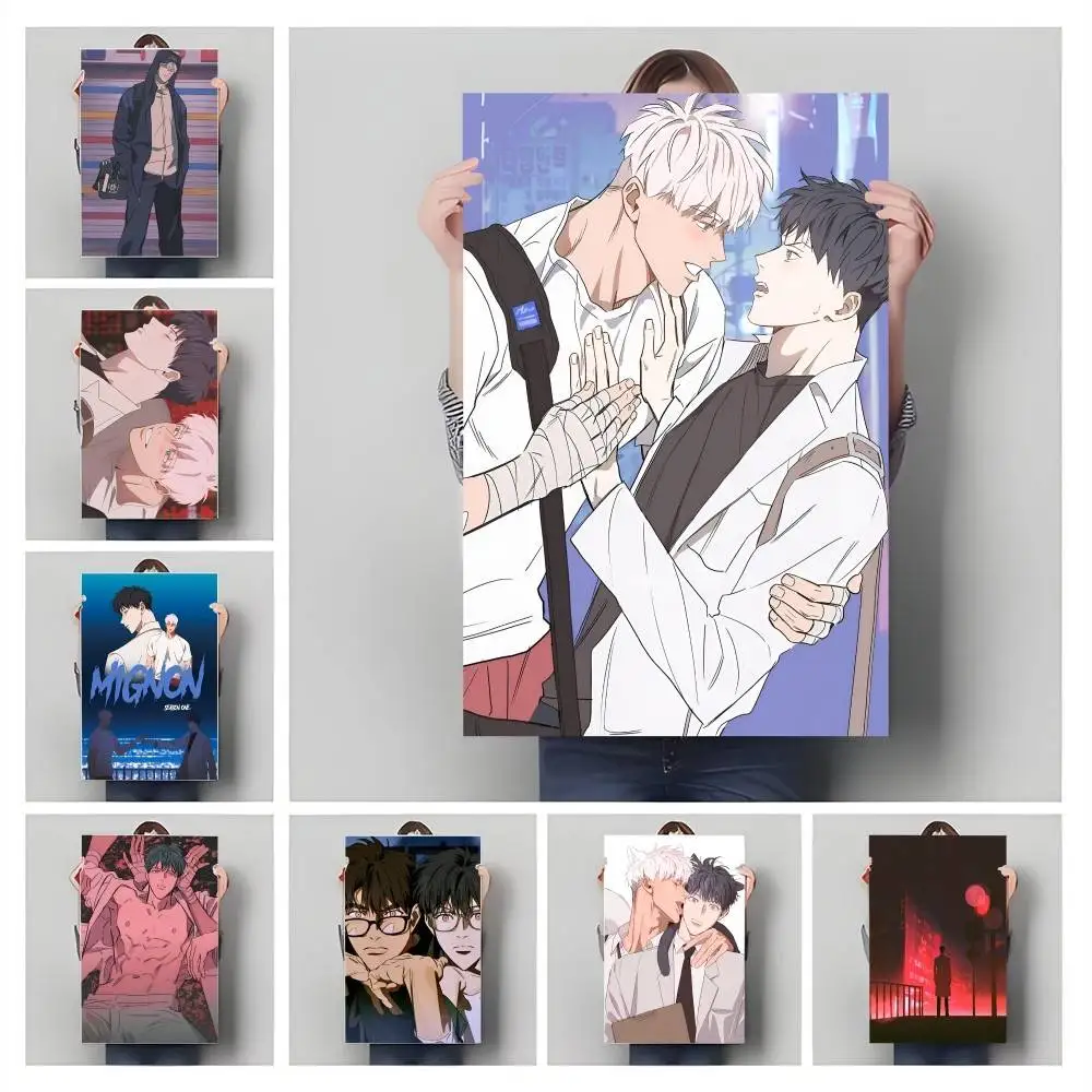 

Pop Anime Bl M-MIGNONS Love Poster Suitable For Living Room,bedroom,bar,Hallway Bar Wall Art Prints Decoration Gifts