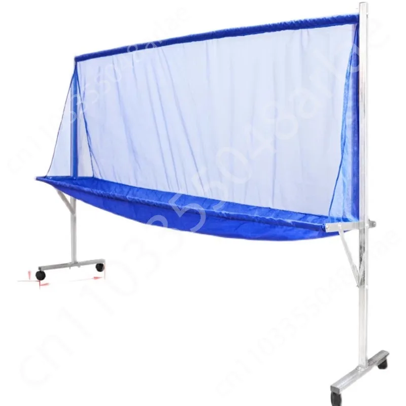 

Table tennis receiving net Floor-to-ceiling receiving net, serving machine recycling Mobile collecting net