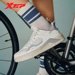 Xtep Skateboarding Shoes For Women 2024 Summer Comfortable Skate Shoes Trekking Leisure Breathable Lace Up Sneakers 876218310016