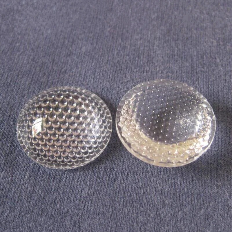 #LJKR-23 High quality Led Optical Lens, Convex Lens, Size 23X8mm, Bead surface 60 degree, PMMA materials