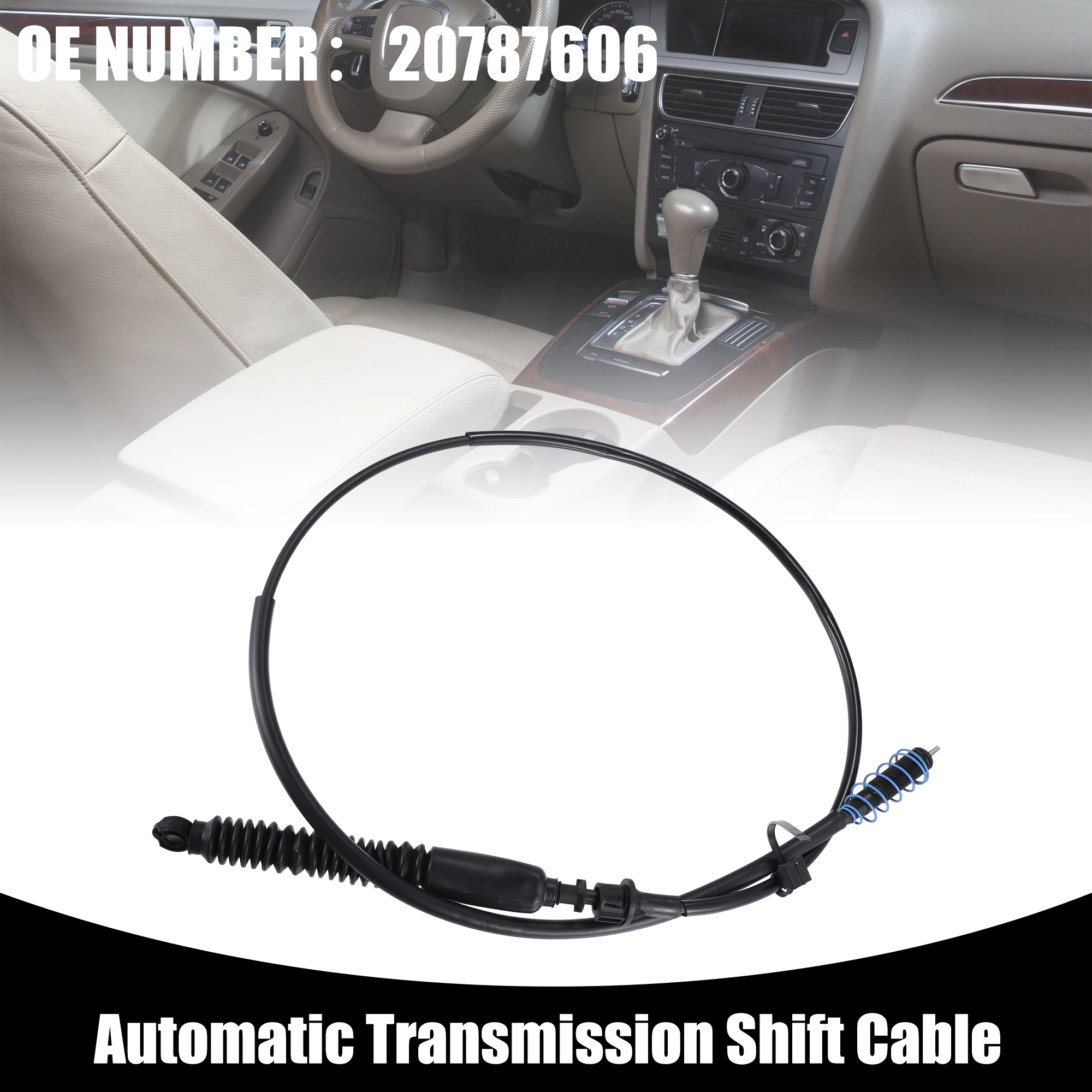 

X Autohaux Lower Automatic Transmission Shift Cable NO.20787606 for Cadillac Escalade 6.2L Gas 2007-2008 for Chevrolet