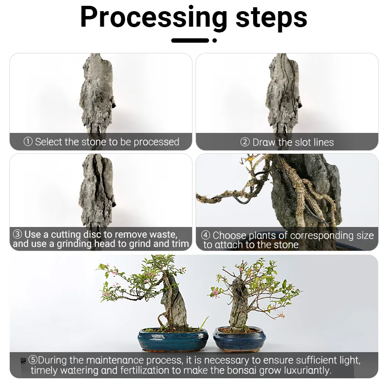Attachment stone bonsai plants rockery stone grooving carving grinding cutting electric drill processing potting tools