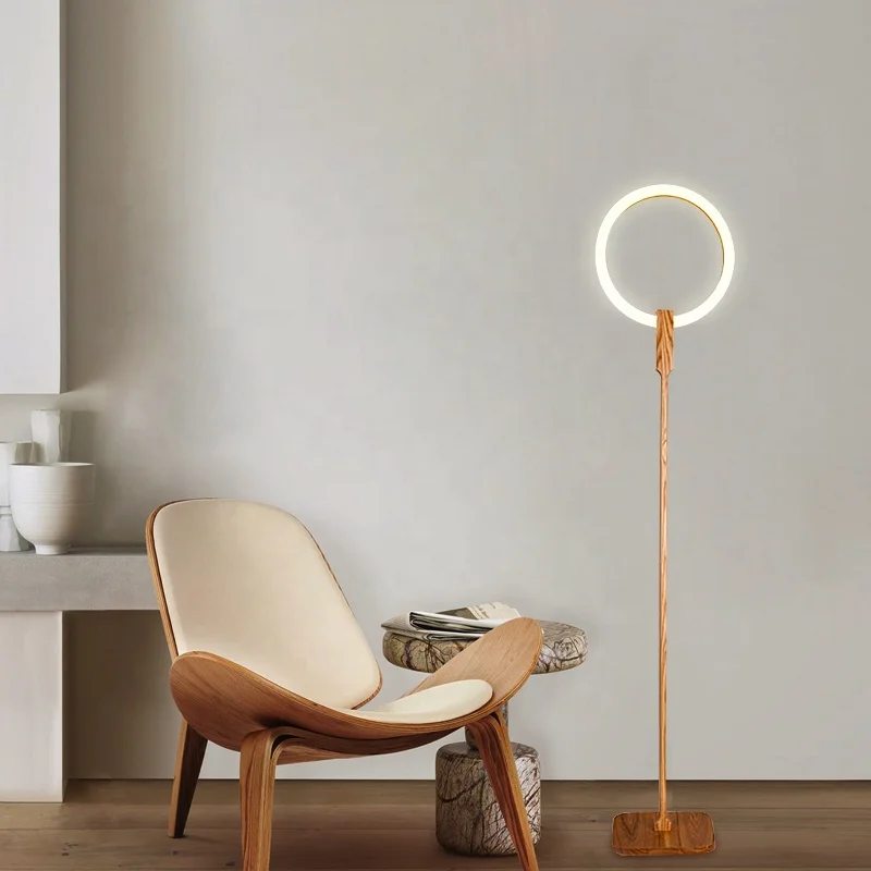 Simig lighting 2021 new adjustable Led standing floor lamp modern designer decoration circle lamp for living room