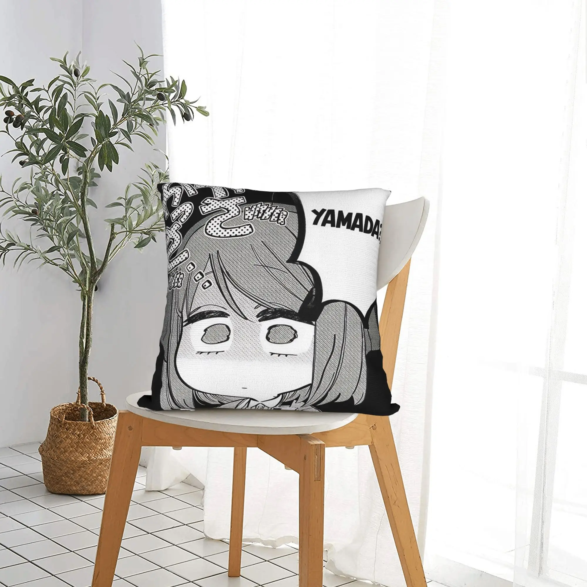 Smoking Behind Supermarket Yamada  Pillow Case  Comfy Pillow Cover For Wedding Party Home Decor Cute Funny Cushion Cover