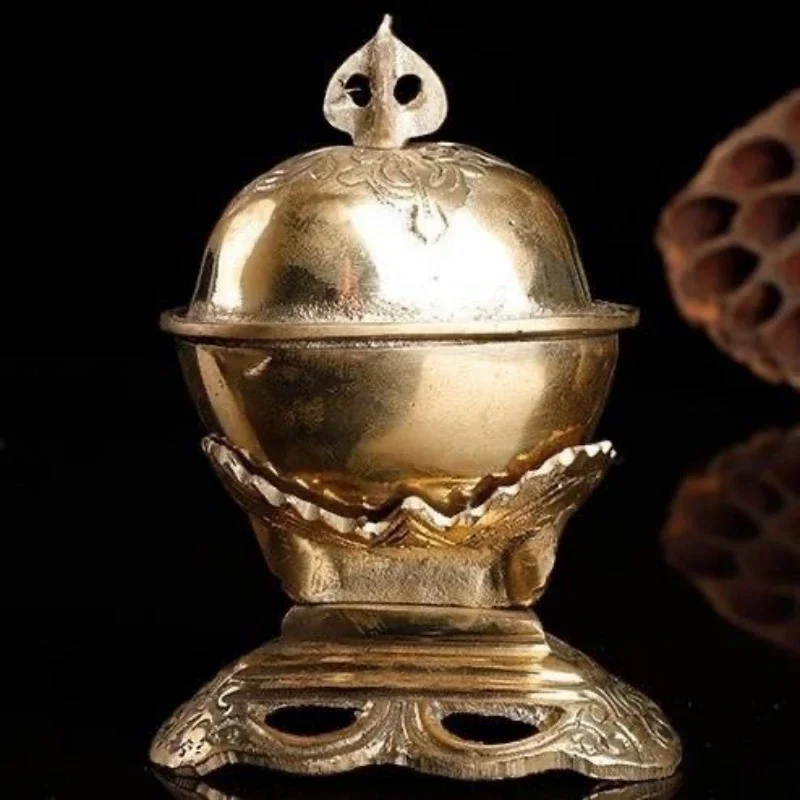 Buddhism Tantric Patriarchal Instruments Tibetan Copper Drinking Bowl Auspicious Holy Cup Buddhist Bowl Home's Gift Decorative
