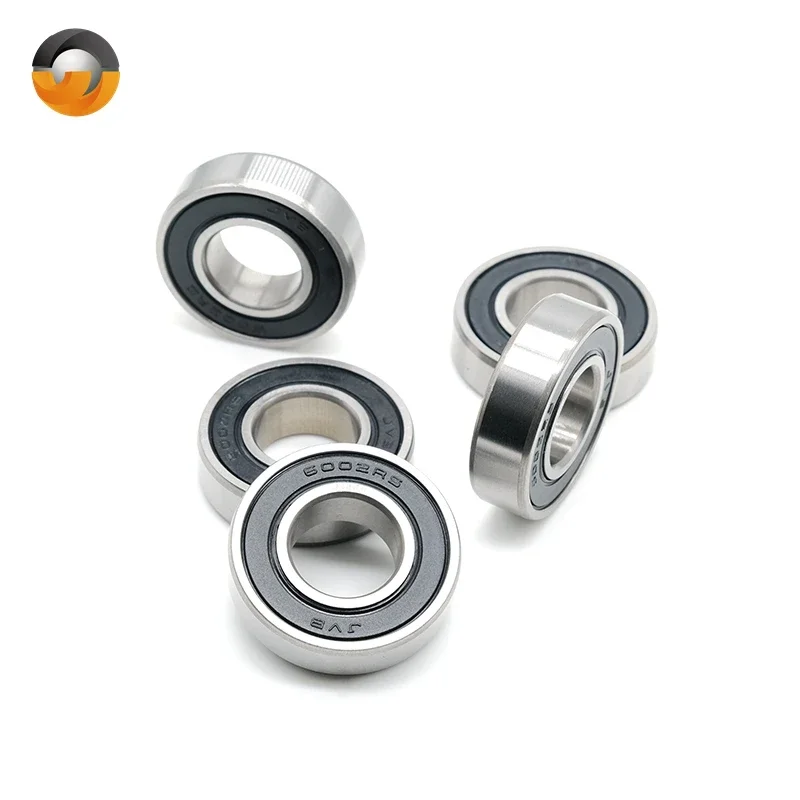 2PCS 6003RS 17*35*10mm Rubber Sealed Deep Groove Ball Bearing Miniature Bearing