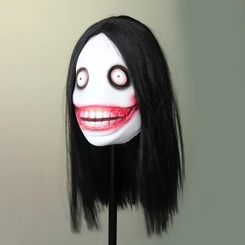 Jeff Killer Mask American Urban Legends  Cosplay Props Halloween Scary Evil Mask Hood Full Face Mask Party Accessories