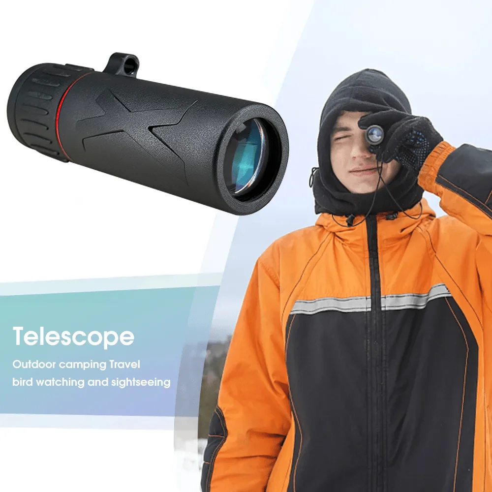 

Монокуляр 10X30 HD с зумом, профессиональный, для взрослых, и мини-портативный телескоп, подходит для активного отдыха, кемпинга, походов, спорта