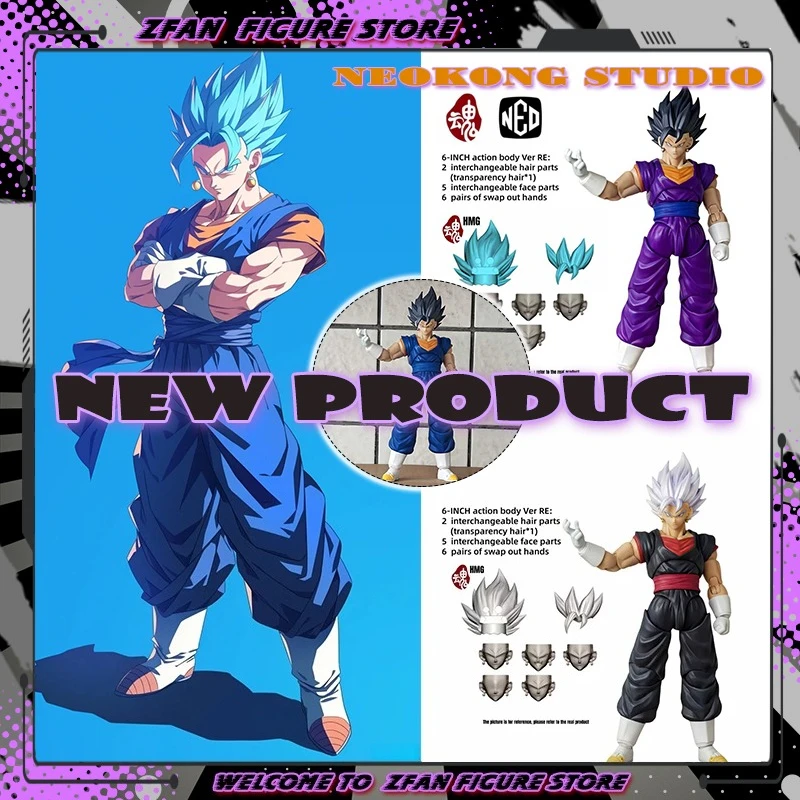 

НОВАЯ неоконкованная фигурка Dragon Ball Vegito Goku Vegetto SHF Super Saiyan, экшн-фигурка аниме, коллекционная модель из ПВХ, игрушки, подарки