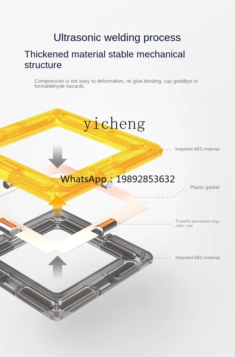 AF Blocchi magnetici assemblati Ingegneria Auto telecomandata Giocattoli educativi per ragazzi Compleanno per bambini