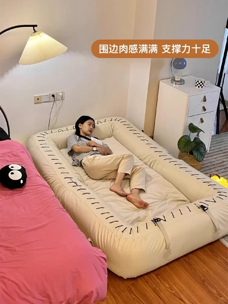 Sofa can be reclined and slept on, foldable to the ground, tatami mats, human dog beds, lazy sofas, designer balconies, single