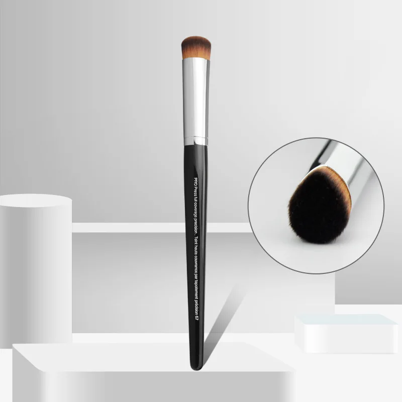 1 Piece Pro Press Full Coverage Precision Makeup Brushes Concealer SEP #67 Make Up Brush Foundation Wood Handle Cosmetic Tools
