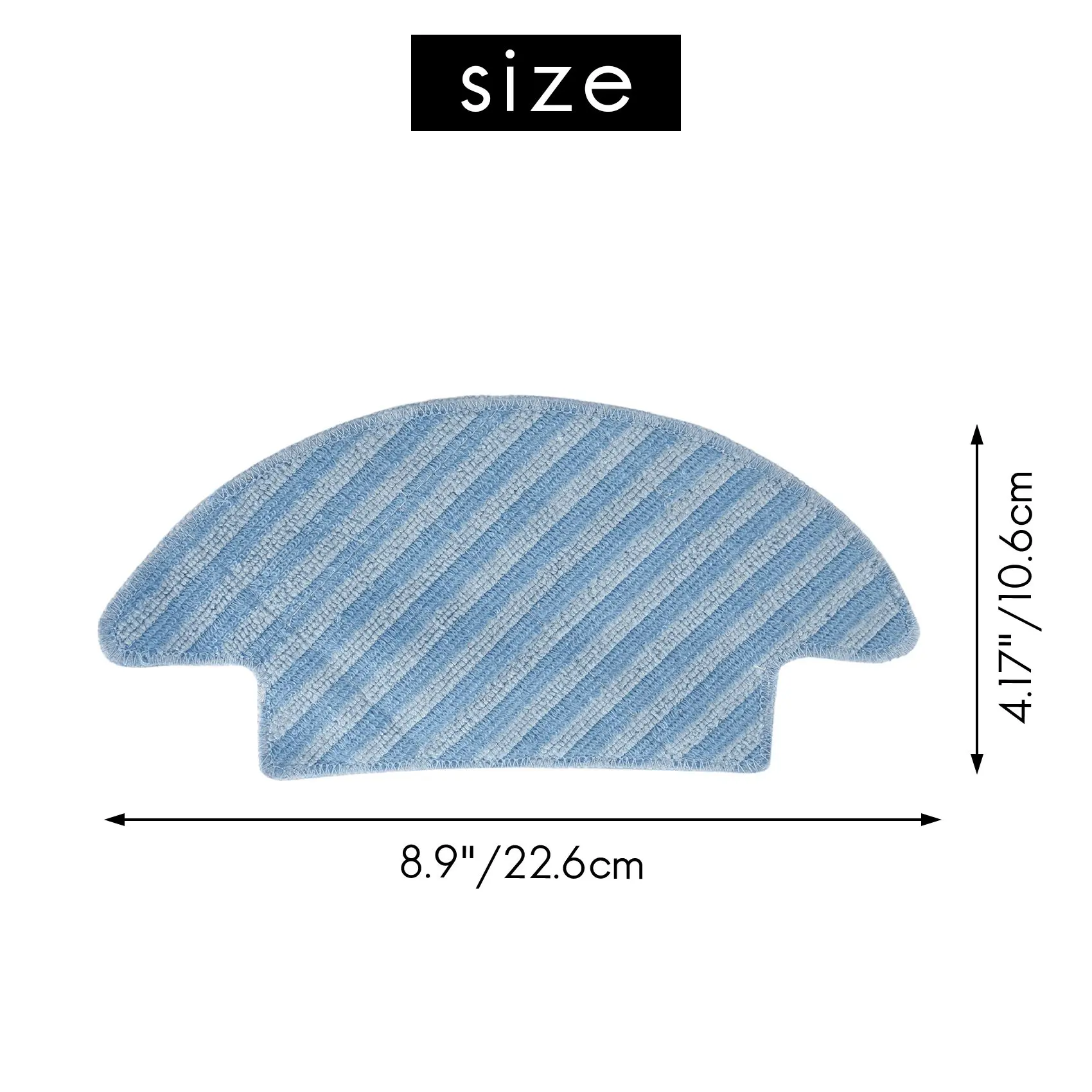 الترويج! 2 قطعة ملحقات الممسحة لـ Lefant M210 جهاز آلي لتنظيف الأتربة ، ممسحة قفل قوية قابلة للغسل وإعادة الاستخدام