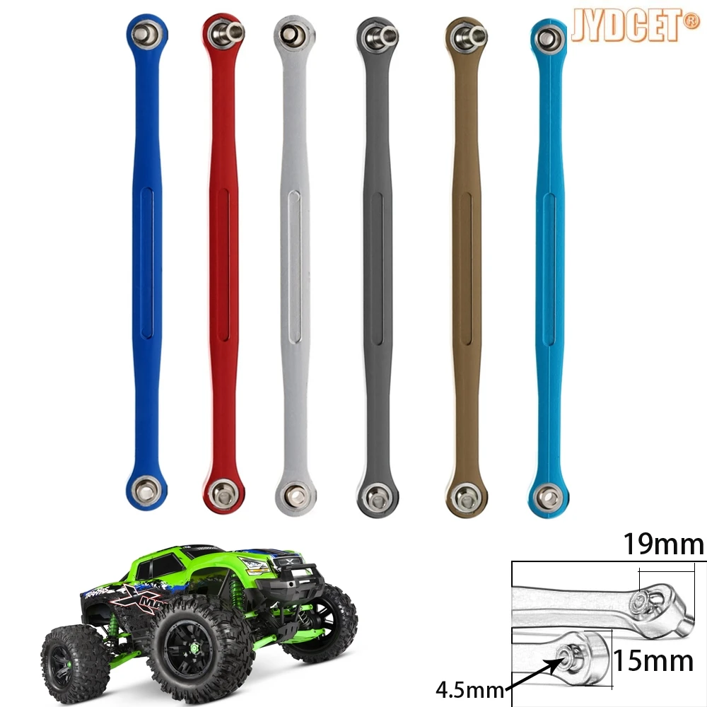 

Aluminum 173mm Front / Rear Toe Links Servo Link Steering Rod #7748 For RC 1/5 Traxxas X-Maxx XMaxx 77076-4 77086-4