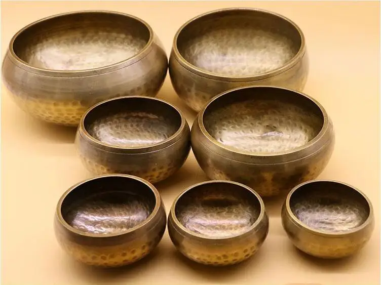 Buddhist Supplies Buddha Sound Bowl Medallion Multiplier Yoga Tibetan Singing Himalayan Hand Hammered Chakra Meditation
