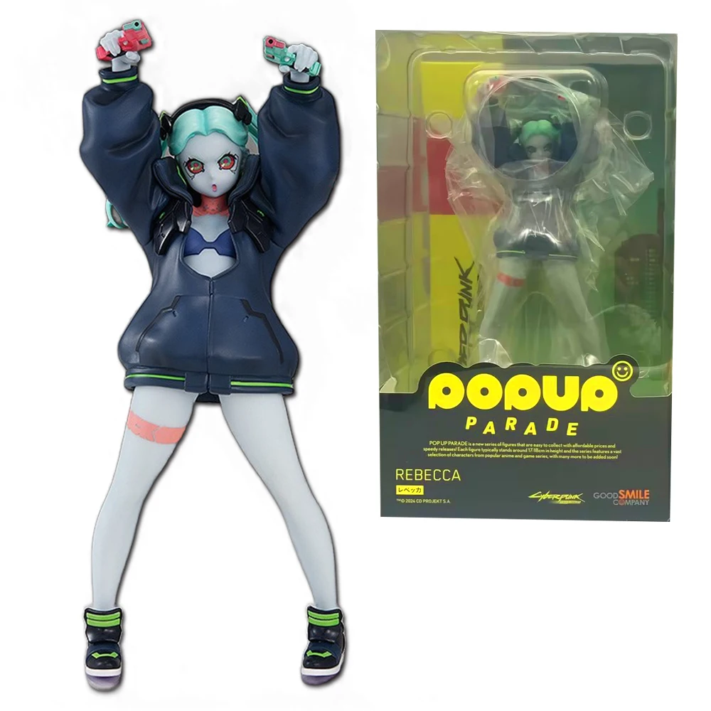 Anime Game Cyberpunk: Edgerunners REBECCA Figure Standing Model Toy Birthday Gift Collection Aciton Figure PVC Desk Decoration