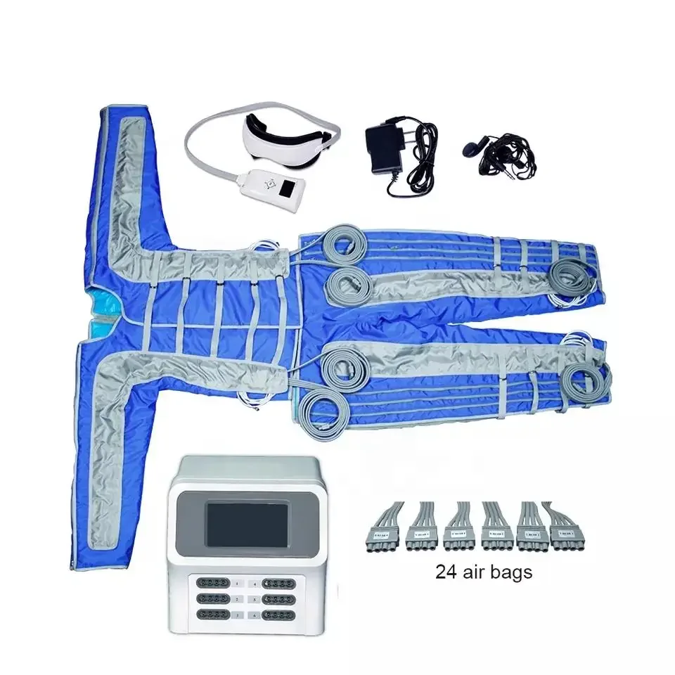 

24 воздушных мешка, прессотерапия, йофатический дренажный аппарат, резонатор, детокс, форма тела, костюм для похудения, массаж под давлением воздуха