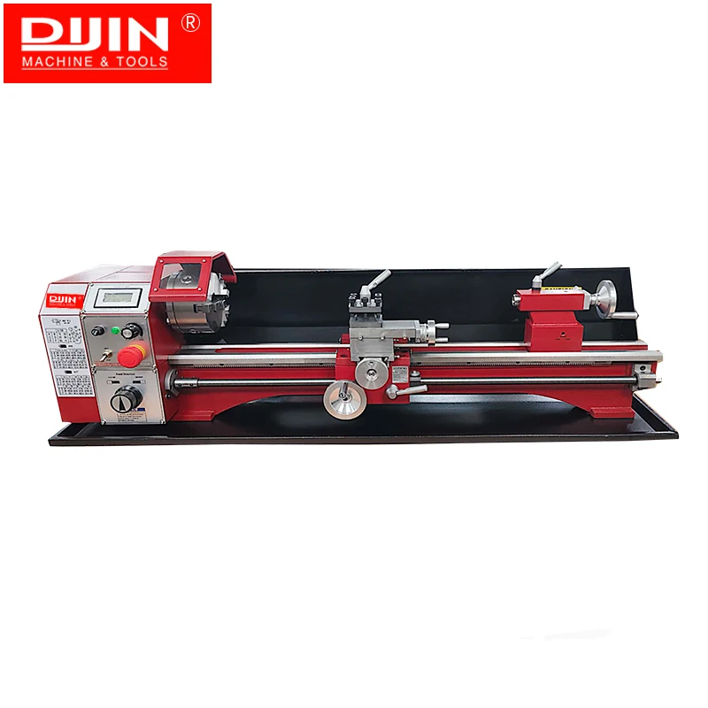 

Мини-токарный станок по металлу 8x31 с большим двигателем, 1 кВт, прецизионный небольшой настольный токарный станок с переменной скоростью, автоматическая резьба, обратный и вперед