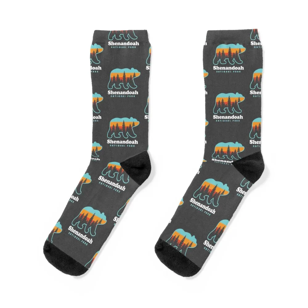 

Shenandoah National Park Bear Trees Socks anti-slip golf winter hockey Boy Socks Women's