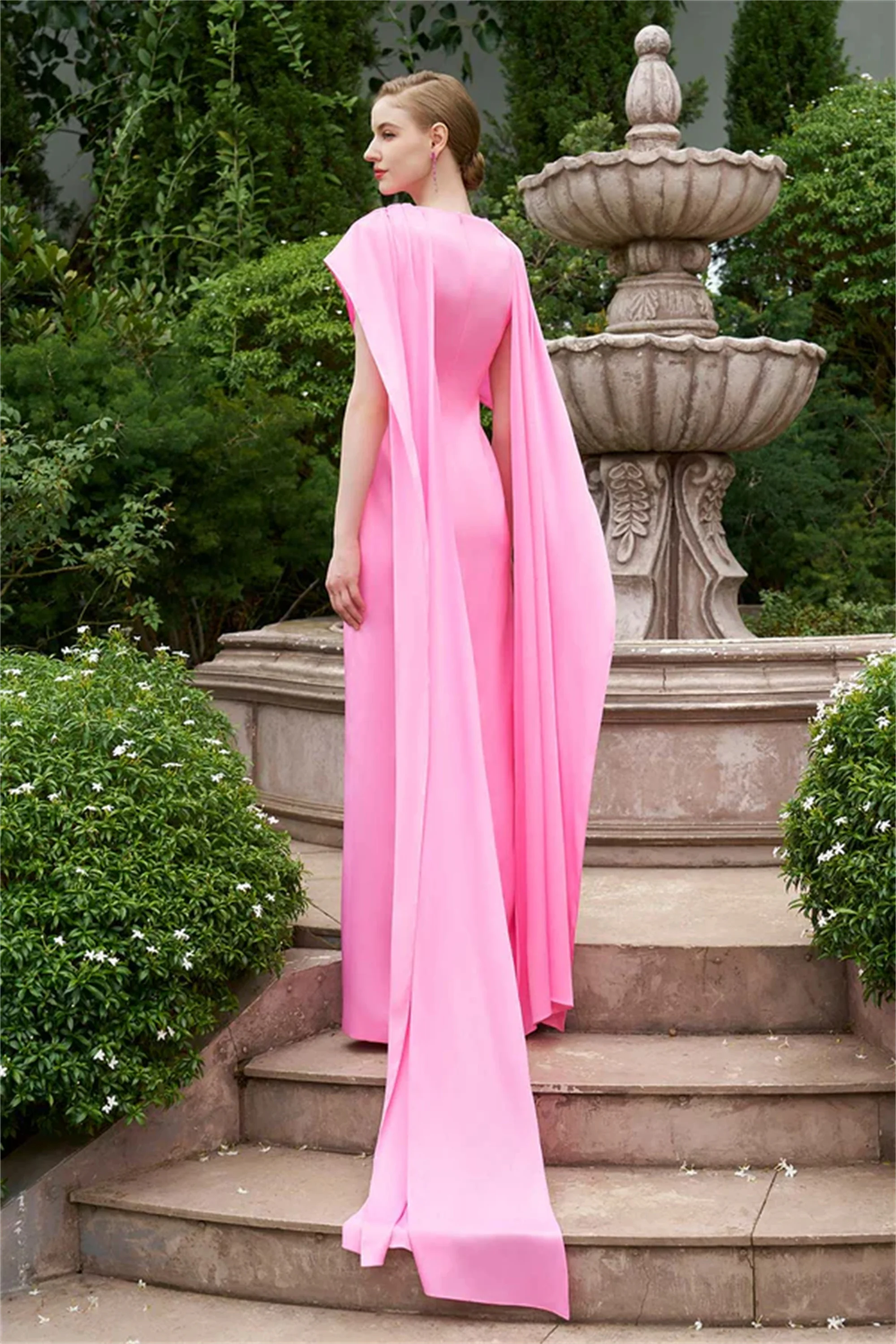 Xale elegante vestidos de festa para mulheres moda fishtail vestidos para ocasiões especiais vestido de noite apertado evon nupcial personalizado