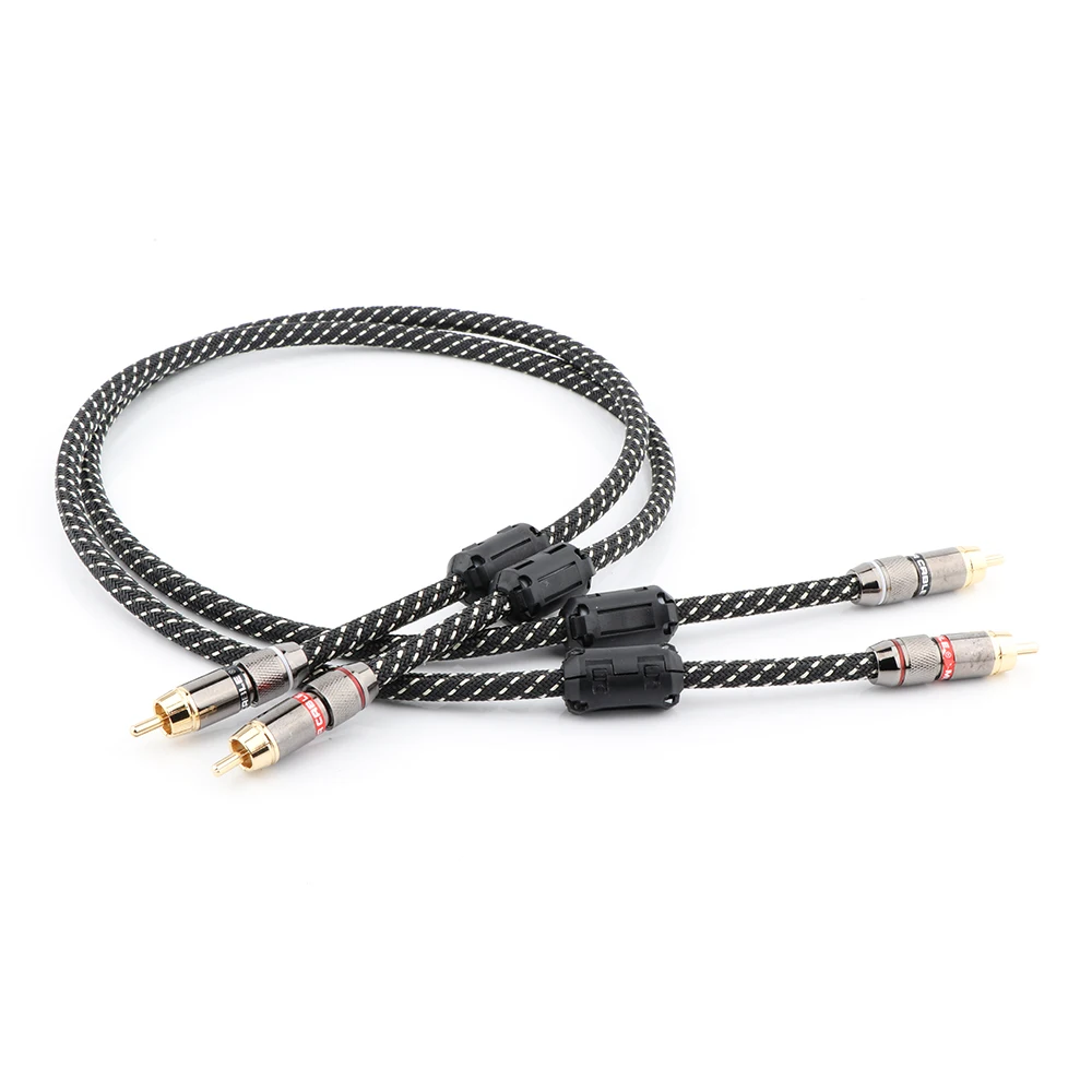 

1 Pair HIFI Audio Stereo RCA Cable, High-performance Premium Hi-Fi Audio Rca to Rca Interconnect Cables,High-End RCA to RCA Wire