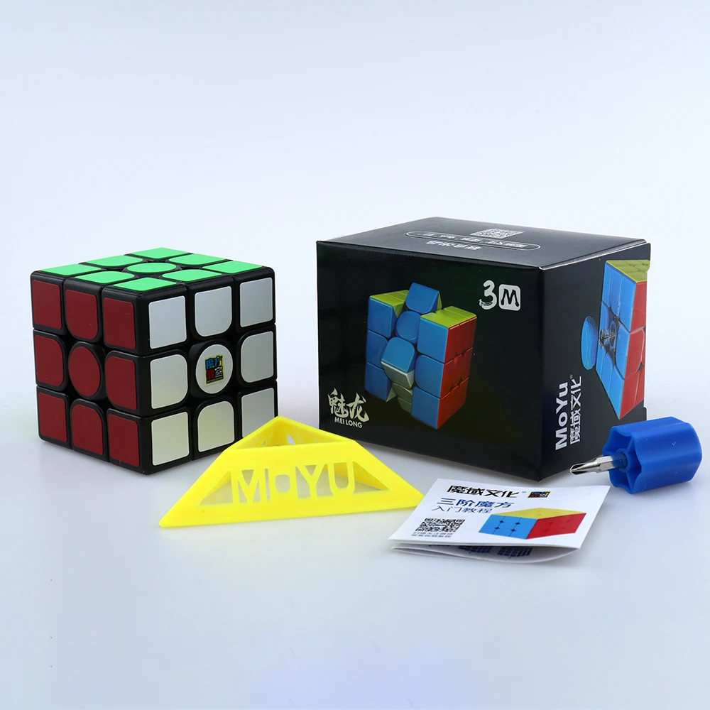 MoYu Meilong Magnetic 2x2 3x3 4x4 5x5 Magic Speed Cube Meilong 2M 3M 4M 5M Pyraminx M Fidget Toys Stress Reliever Toy