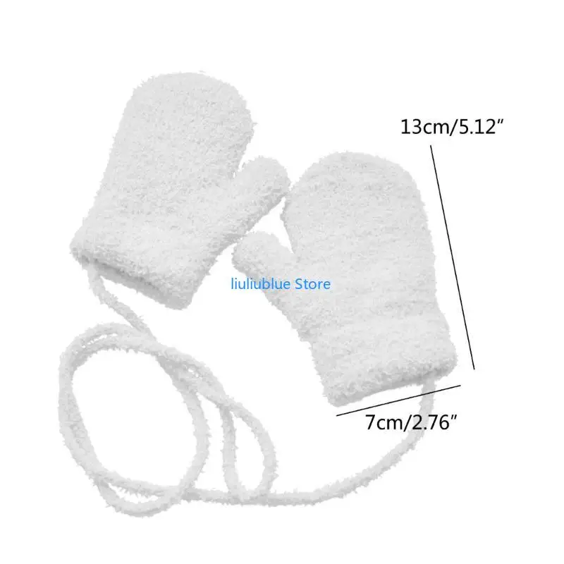 

Детские теплые перчатки для детей 1–3 лет, детские дышащие варежки, толстые перчатки с длинными пальцами, 62CF