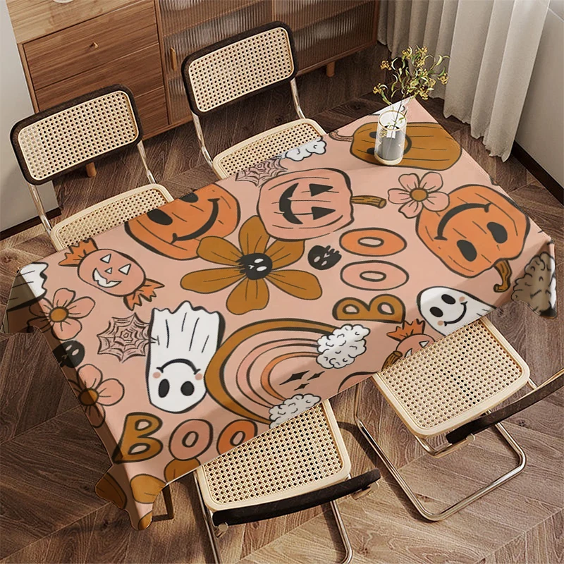 Autumn Leaf Pattern Tablecloth Restaurant Kitchen Tablecloth Living Room Home Decoration Rectangular Party Decoration