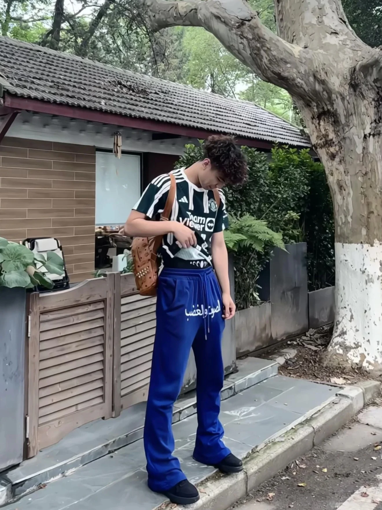 

Утягивающие спортивные штаны с арабской вышивкой, американские спортивные штаны с микро-клеш, повседневные прямые брюки из полиэфирного волокна, летняя одежда