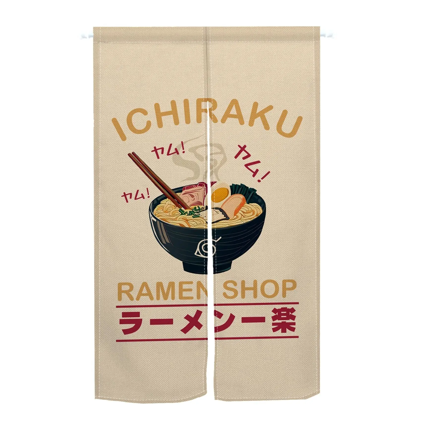 

Пользовательский японский ресторан Ramen Noren занавеска с лапшой магазин кухонная ткань дверной проем занавески масляная дымостойкая перегородка без перфорации