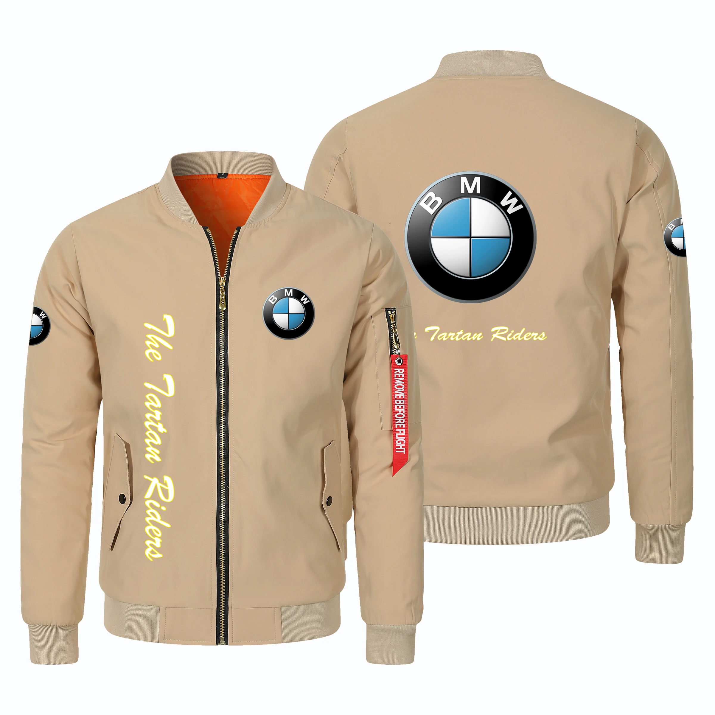 2025 New Fashionable High Quality BMW Men's Velvet Jacket Extra Large Outdoor Sports Motorcycle Velvet Warm Jacket BMW Jacket